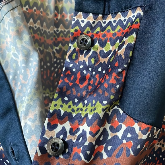 Thakoon gorgeous silk multi color shirt dress - Picture 9 of 13